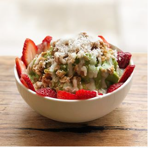 Grab an organic fruit oatmeal bowl from Kure to start your day off right